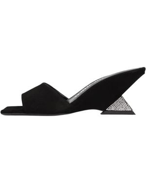 The Attico Sandales Noir