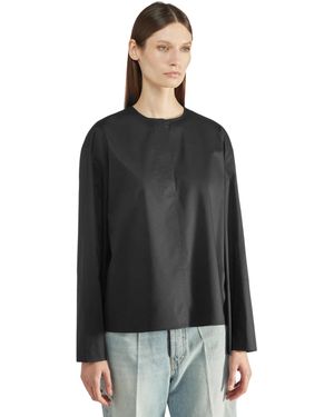 Liviana Conti Shirt Frau Ohne Hals - Schwarz