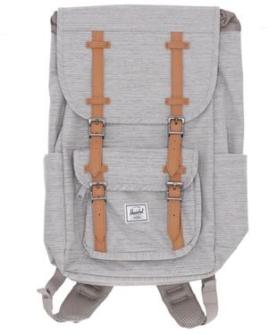Herschel Supply Co. Little America Mid Backpack Light Crosshatch - White