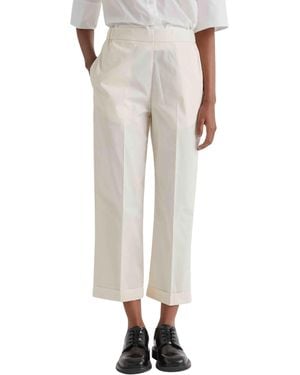 MEIMEIJ Pants Straight Straight - White