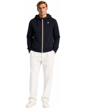 K-Way Chaquetas Profundidad Azul - Negro