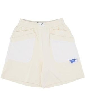Acupuncture Tracksuit Shorts Label Shorts - White