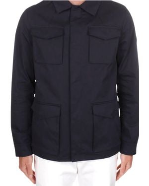 Heskimo Veste Pour Hommes Blouson De Champ Bleu
