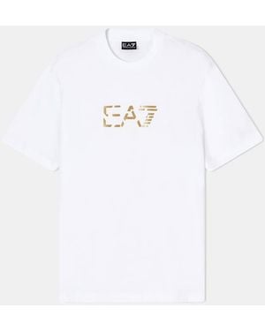 EA7 T-Shirt With Logo - White