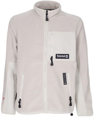 Timberland Polartec Fleece Fleece Jacket - White