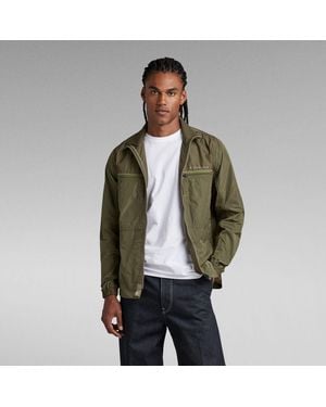 G-Star Jackets And Jackets D22935-A790 Overlaid B230 Shadow Olives - Green