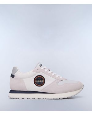 Napapijri Herren Sneaker Np0A4Iql Nova 002 Hell Weib - Weiß