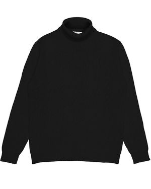 WOOL & CO Radtrikot - Schwarz