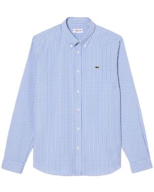 Lacoste Clear Check Shirt - Blue
