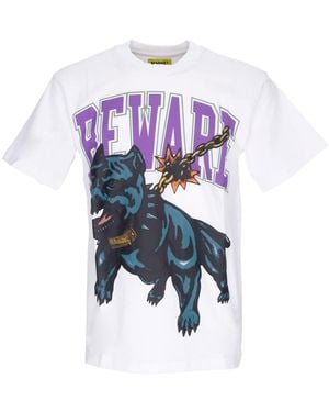 Market Mefiez-Vous Des Chiens Laves Tee T-Shirt Blanc Pour Hommes - Bleu