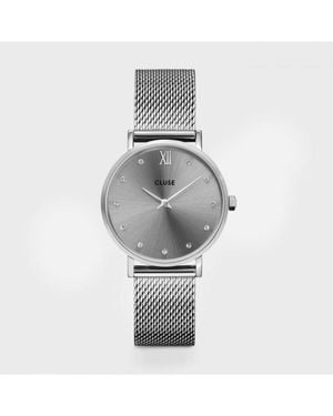 Cluse Klok Minuit Cw10203 - Wit