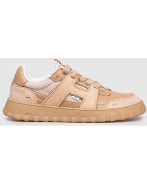 Ami Paris Zapatillas De Hombres Bronce - Rosa