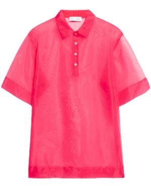 WEILI ZHENG Shirt Frau Organzapol - Pink