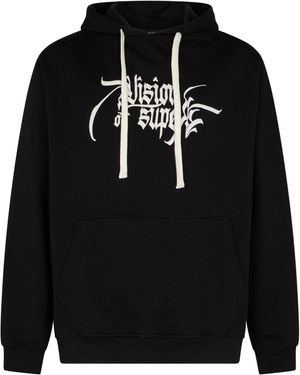 Vision Of Super Rock Mather Hoodie Lichtgewicht Herenhoodie Zwart