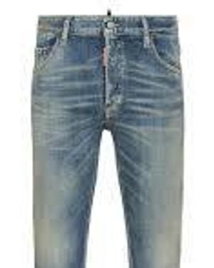 DSquared² Vaqueros Bajos De Cintura - Azul