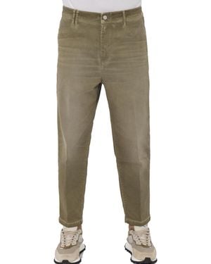 CYCLE Young Chino Over Cropped Old Dyed 431Pc02/T28/84 - Green