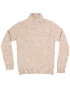 Alpha Studio Mannen Trui Au 7213H 1101 Natur - Wit