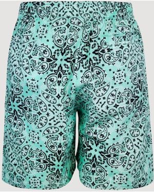GARMENT WORKSHOP Bedruckte Strand Shorts - Grün