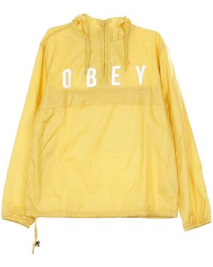 Obey Anyway Removable Windbreaker - Yellow