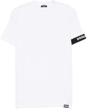 DSquared² T-Shirt Ronde Hals T-Shirt - Wit