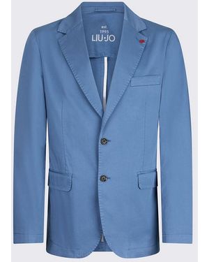 Liu Jo Satin Jacket - Blue