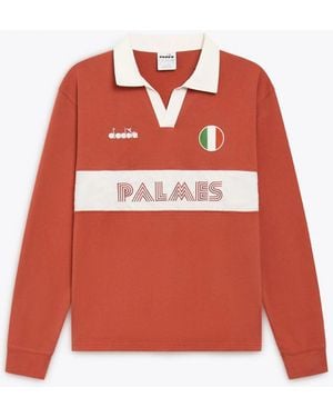 Diadora Polo 502.182428 Polo Ls Legacy Earth - Red