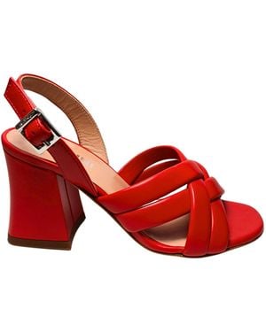 Pollini Sa16017C9Enap502 Cuero De Mujeres Rojo