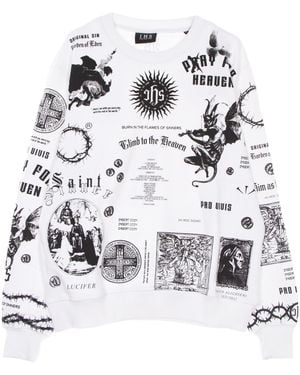 IHS Leichte Crewneck Solid Manifeste Sweatshirt Weib - Weiß