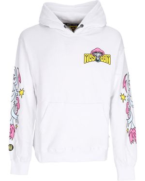 Mushroom Hoodie Flowers Hoodie - White