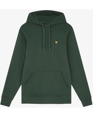 LYLE AND SCOTT 1874 Vrouwen Ml1139V Geborsteld Achter Hoodie W486 Donkergroen