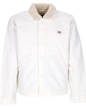 Dickies Workwear Jacket Duck Canvas Deck Jacket - White