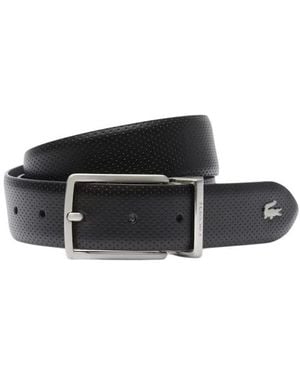 Lacoste Cinturones Negro