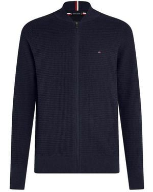 Tommy Hilfiger Cardigan Full Zip Mw0Mw31033 0Xm - Blue