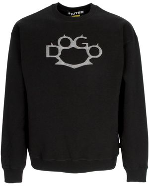Iuter Sudadera Con Cuello Redondo Hombre Dogo Og Logo Crew X Club Dogo Negro