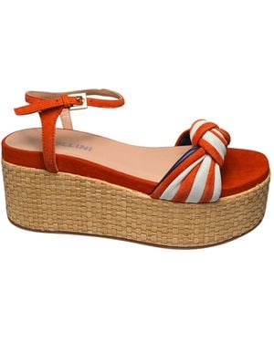 Pollini Sa16118I1Etq445A Camoscio Multicolore Pour Femmes - Orange