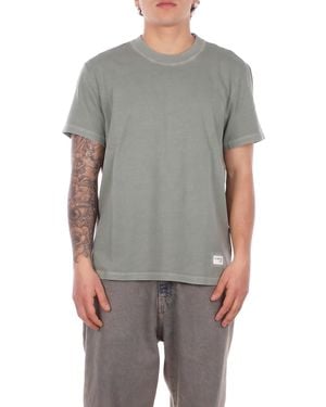 Fay T-Shirt Mpmb352119 Tzgdv408 T-Shirt Archive Kiwi - Gray