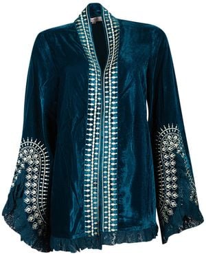 Rene' Derhy Vestes Vert - Bleu