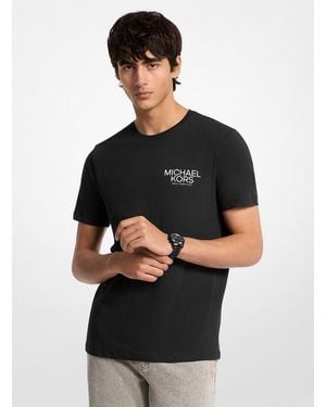 Michael Kors T-Shirt With Print - Black