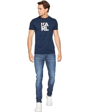Karl Lagerfeld T-Shirt - Blauw