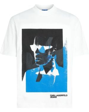 Karl Lagerfeld T-Shirt Klj Reg - Blauw