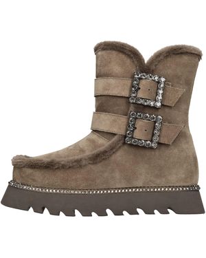 Alma En Pena. Boots - Brown