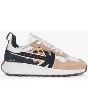 Kaotiko Sneakers Detroit Glam Leopard - White
