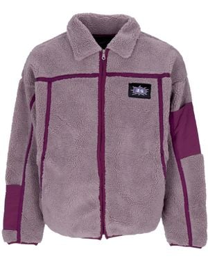 Huf Bear Livingston Sherpa Jacket - Purple