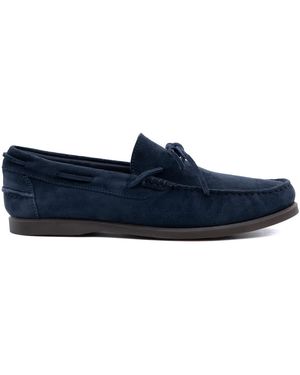 Antica Cuoieria Amalfi Homme Bleu Bateau Mocassin