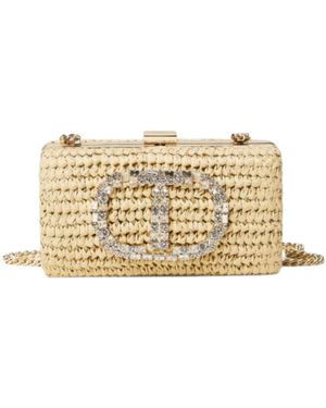 Twinset Mini Tas Vrouw 251Td8240 Koppelingen - Naturel