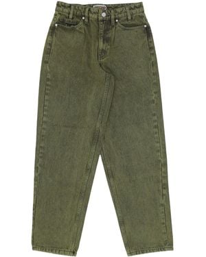 Huf Jeans Cromer, Hommes Pantalon Lave Herbe Sechee - Vert