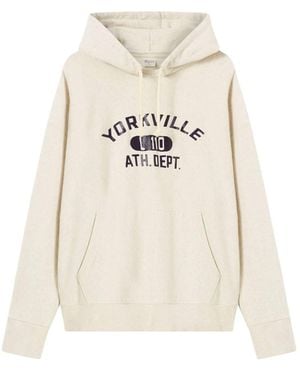 Champion Archive Tiempo Capsules Hooded Afterhood 2Nd Patente 50' Felpa Patrimonio Colegiate Con Hood - Blanco