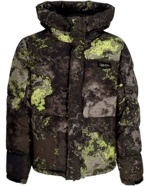 DOLLY NOIRE Leshen Down Jacket Dark Chemical Padded Jacket - Black
