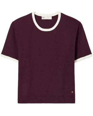 Tory Burch T-Shirts And Polos - Purple