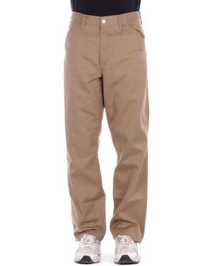 Carhartt Pants I034907 8Y 02 Simple Pant Denison Twill Leather - Natural